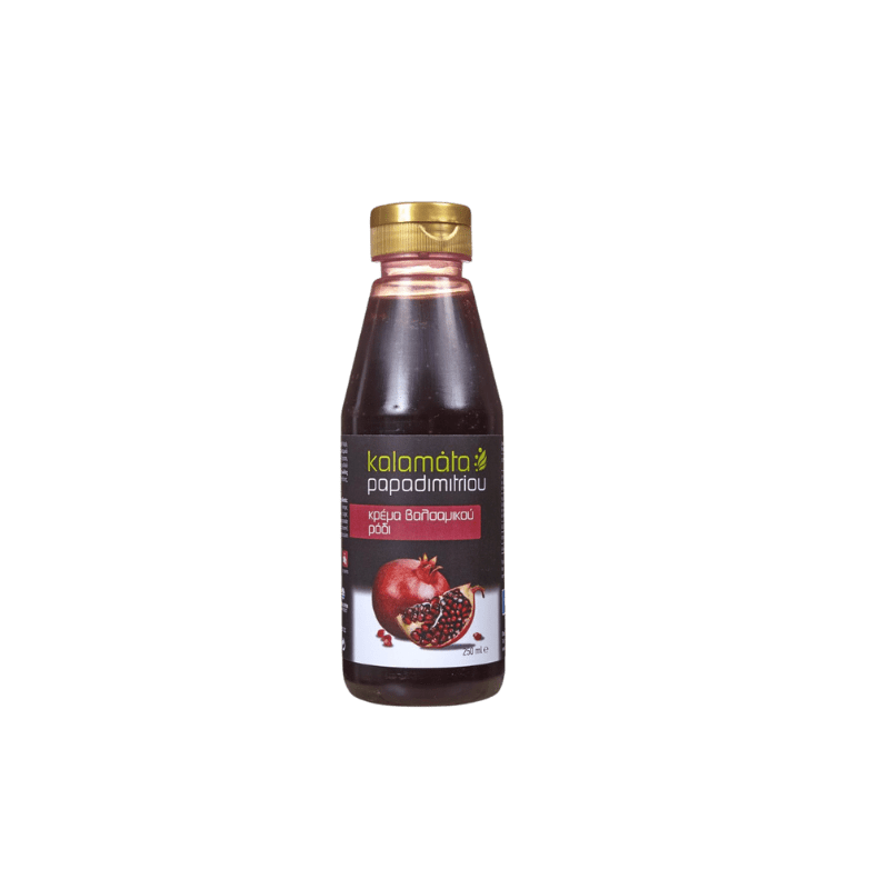 Kalamata Papadimitriou Granatapfel-Balsamico-Cremé (250ml) von Kalamata Papadimitriou bei Araxxon  - Hochwertiges griechisches Produkt.   Kalamata Papadimitriou Granatapfel-Balsamico-Cremé (250ml) από Kalamata Papadimitriou στο Araxxon  - Αυθεντικό ελληνικό προϊόν.